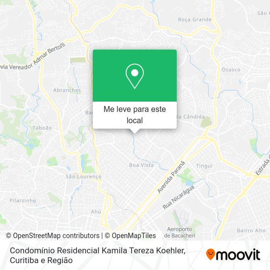 Condomínio Residencial Kamila Tereza Koehler mapa