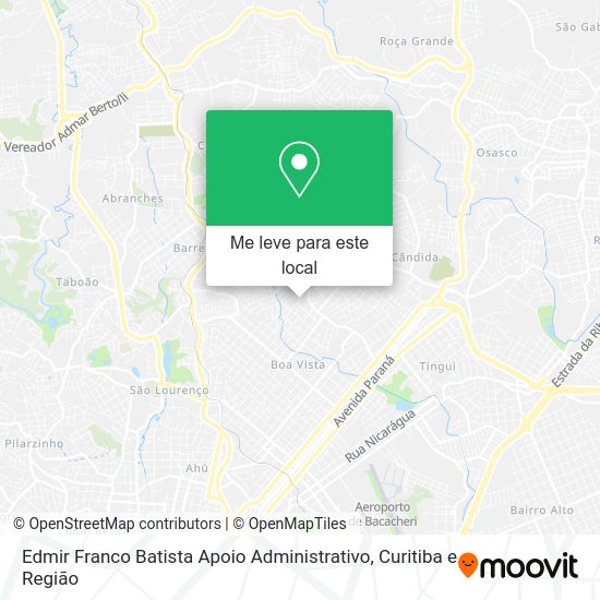 Edmir Franco Batista Apoio Administrativo mapa