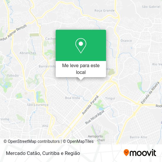 Mercado Catão mapa