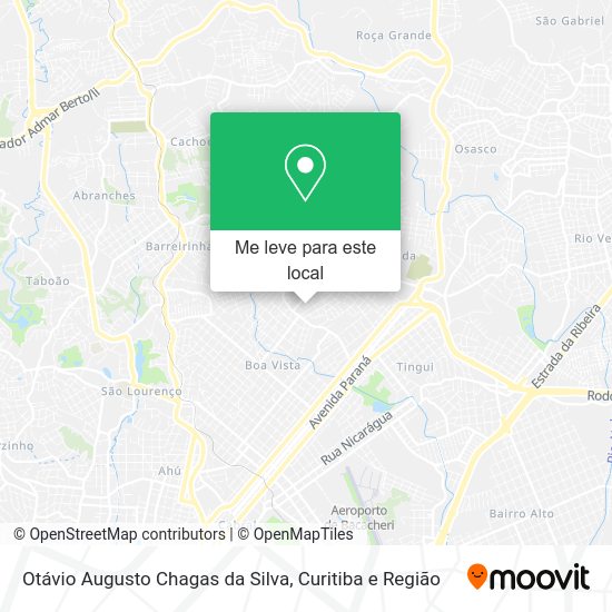 Otávio Augusto Chagas da Silva mapa