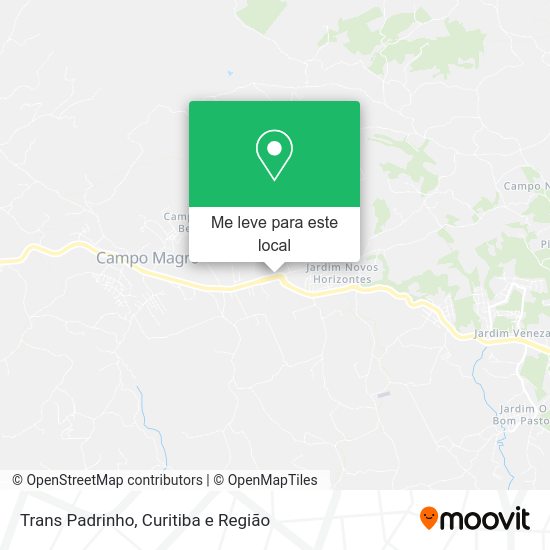 Trans Padrinho mapa