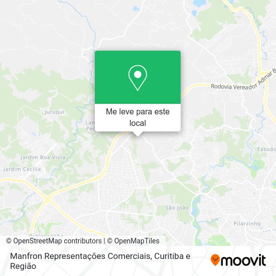 Manfron Representações Comerciais mapa