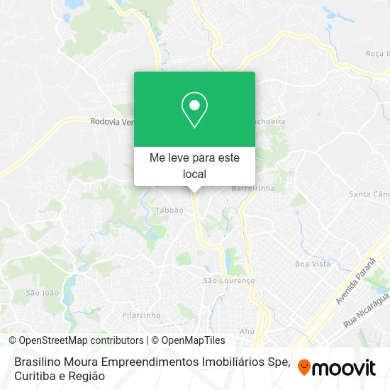 Brasilino Moura Empreendimentos Imobiliários Spe mapa