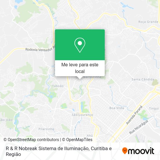 R & R Nobreak Sistema de Iluminação mapa
