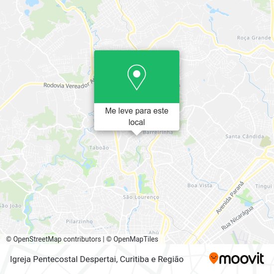 Igreja Pentecostal Despertai mapa