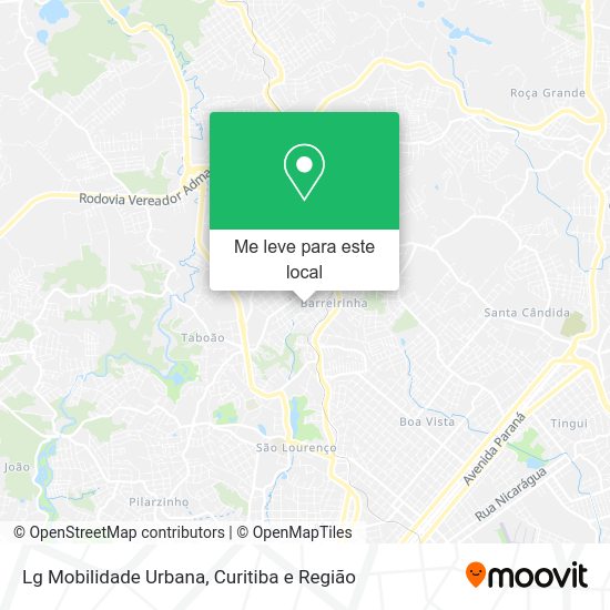 Lg Mobilidade Urbana mapa