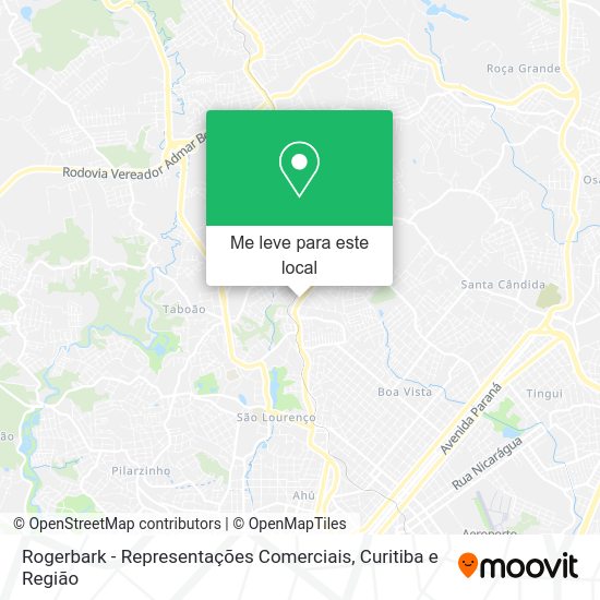 Rogerbark - Representações Comerciais mapa