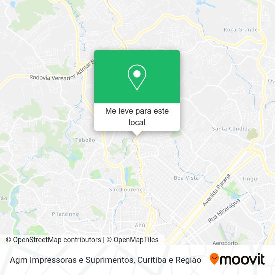 Agm Impressoras e Suprimentos mapa