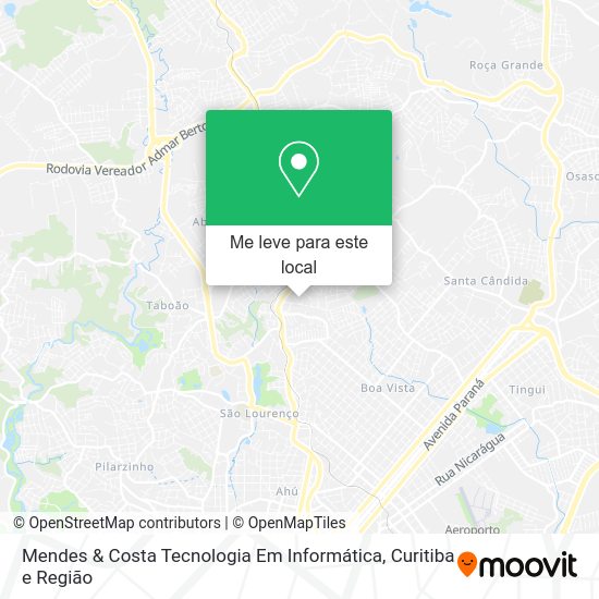 Mendes & Costa Tecnologia Em Informática mapa
