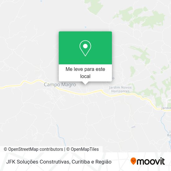 JFK Soluções Construtivas mapa