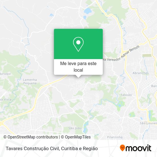 Tavares Construção Civil mapa