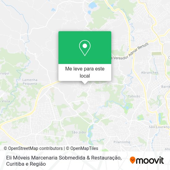 Eli Móveis Marcenaria Sobmedida & Restauração mapa