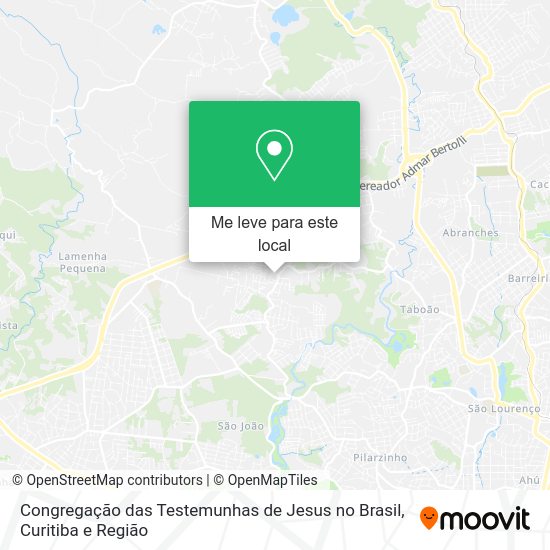 Congregação das Testemunhas de Jesus no Brasil mapa