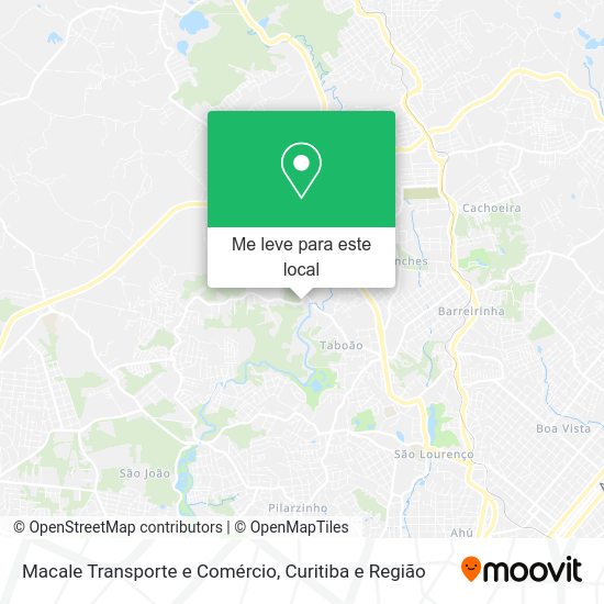 Macale Transporte e Comércio mapa