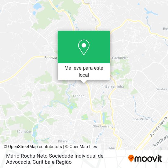Mário Rocha Neto Sociedade Individual de Advocacia mapa