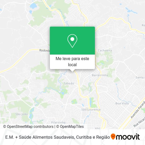 E.M. + Saúde Alimentos Saudaveis mapa