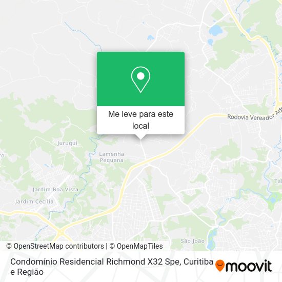 Condomínio Residencial Richmond X32 Spe mapa