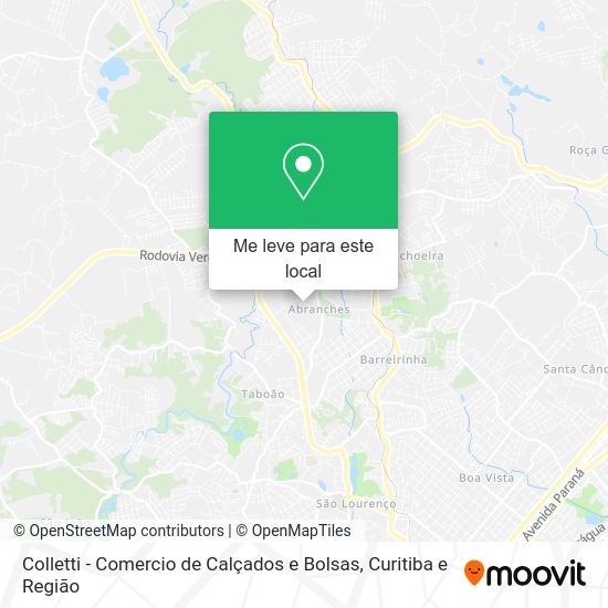 Colletti - Comercio de Calçados e Bolsas mapa