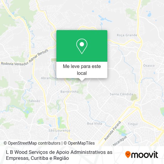 L B Wood Serviços de Apoio Administrativos as Empresas mapa