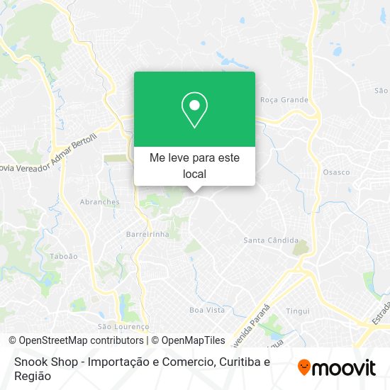 Snook Shop - Importação e Comercio mapa