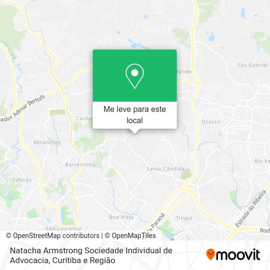 Natacha Armstrong Sociedade Individual de Advocacia mapa