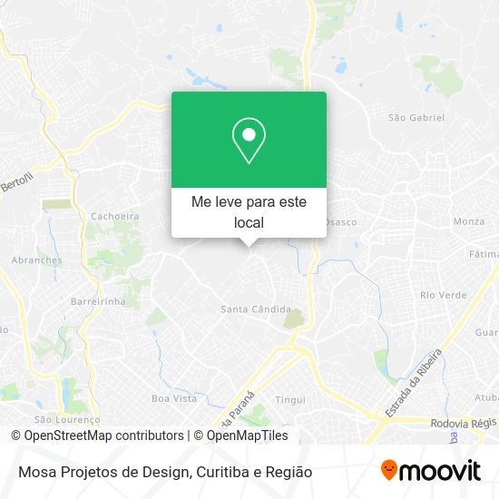 Mosa Projetos de Design mapa