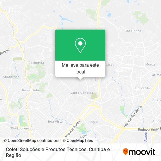 Coleti Soluções e Produtos Tecnicos mapa