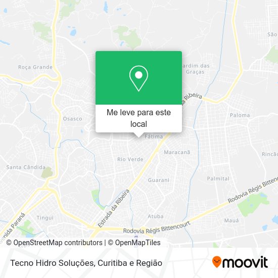 Tecno Hidro Soluções mapa