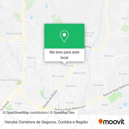 Venzke Corretora de Seguros mapa
