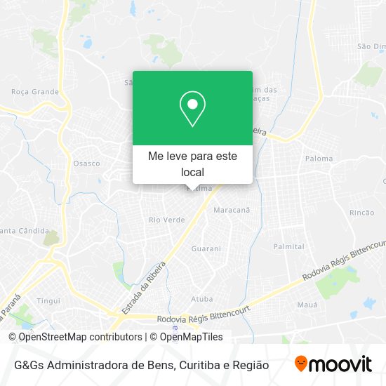 G&Gs Administradora de Bens mapa