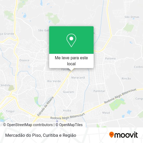 Mercadão do Piso mapa