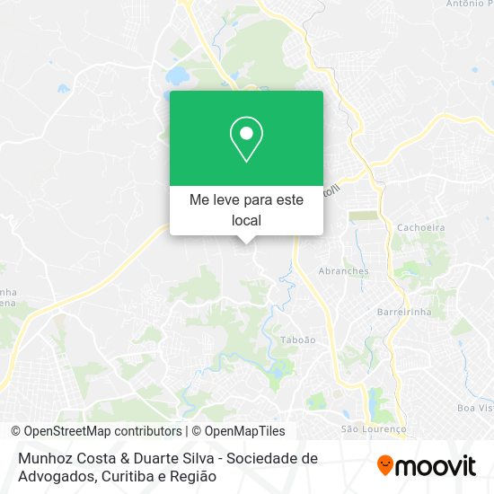 Munhoz Costa & Duarte Silva - Sociedade de Advogados mapa