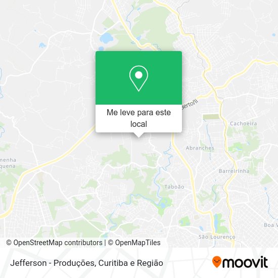 Jefferson - Produções mapa