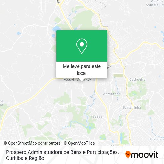 Prospero Administradora de Bens e Participações mapa