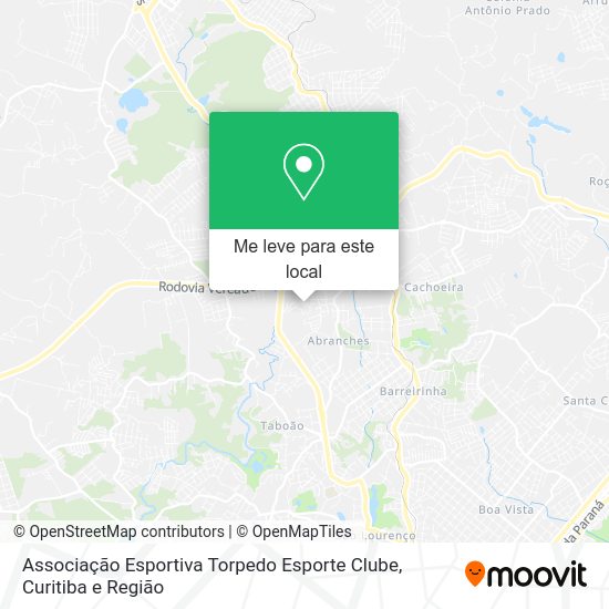 Associação Esportiva Torpedo Esporte Clube mapa