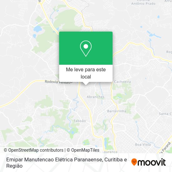 Emipar Manutencao Elétrica Paranaense mapa