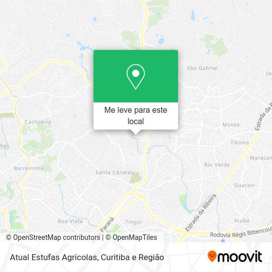 Atual Estufas Agrícolas mapa