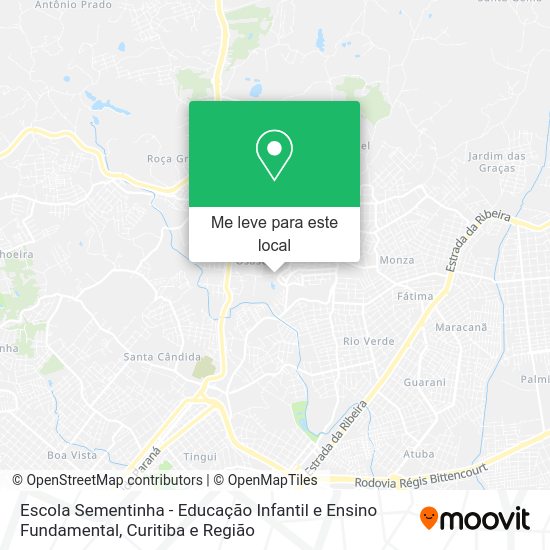 Escola Sementinha - Educação Infantil e Ensino Fundamental mapa