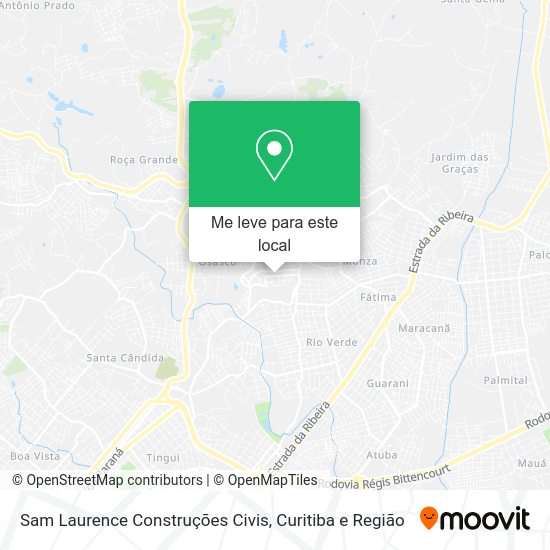 Sam Laurence Construções Civis mapa