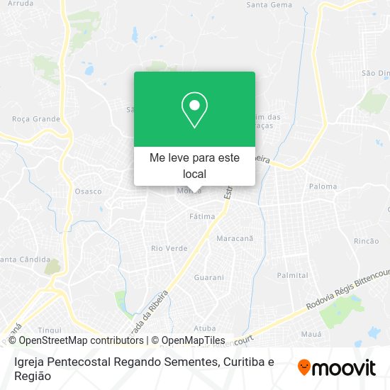 Igreja Pentecostal Regando Sementes mapa