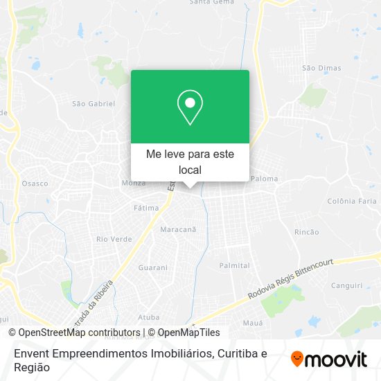 Envent Empreendimentos Imobiliários mapa