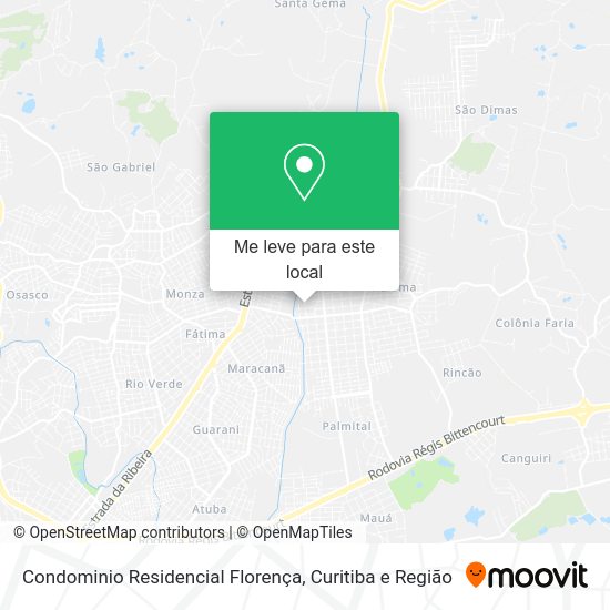 Condominio Residencial Florença mapa