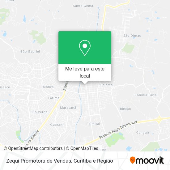 Zequi Promotora de Vendas mapa