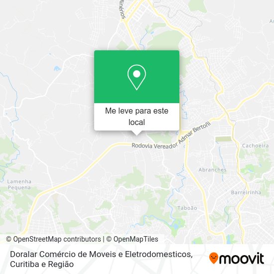 Doralar Comércio de Moveis e Eletrodomesticos mapa