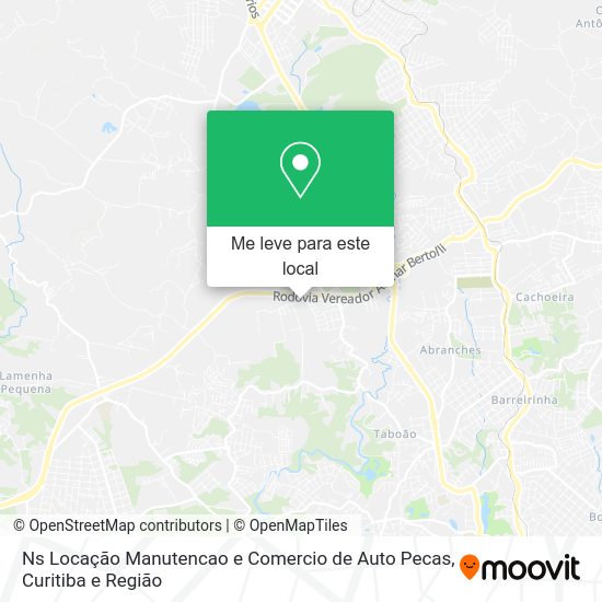 Ns Locação Manutencao e Comercio de Auto Pecas mapa