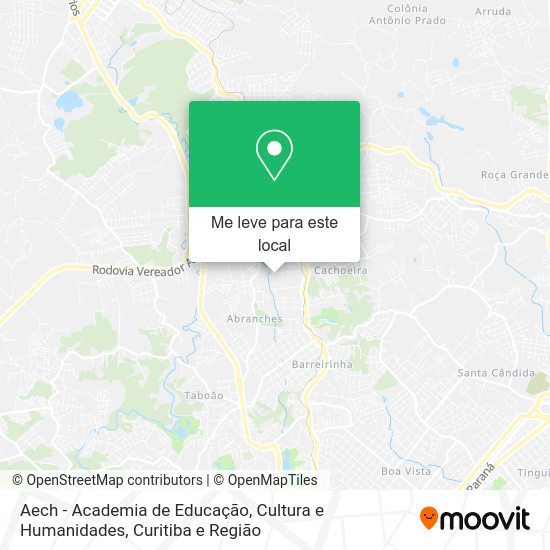 Aech - Academia de Educação, Cultura e Humanidades mapa