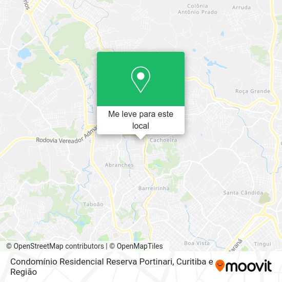 Condomínio Residencial Reserva Portinari mapa