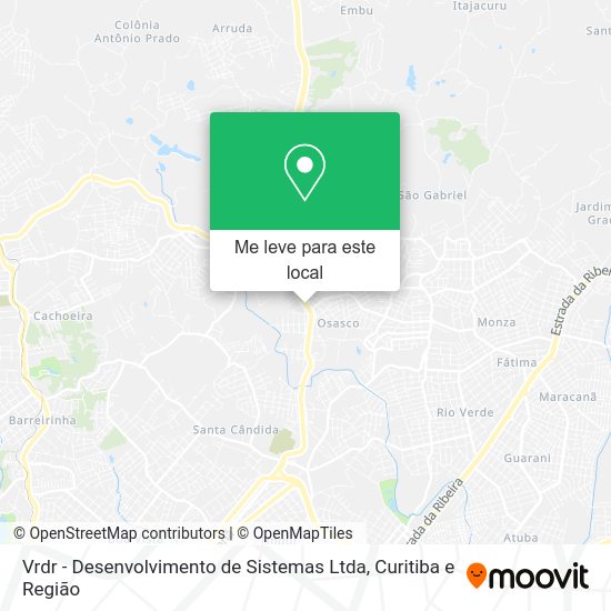 Vrdr - Desenvolvimento de Sistemas Ltda mapa