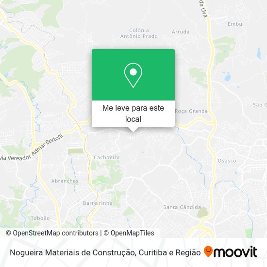 Nogueira Materiais de Construção mapa