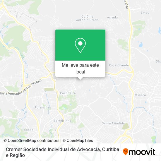 Cremer Sociedade Individual de Advocacia mapa